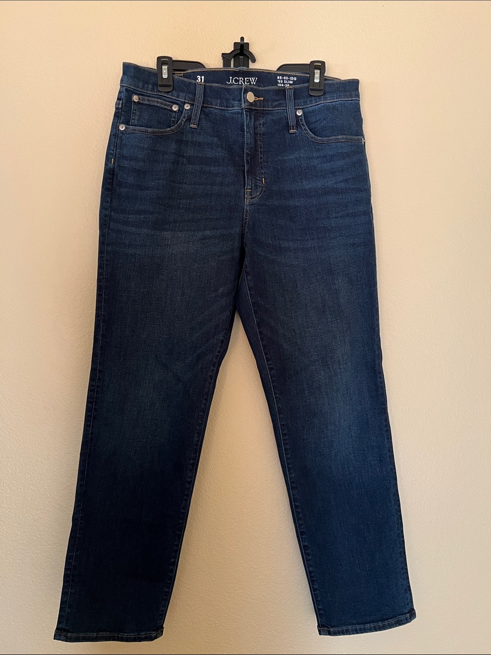 J. Crew Indigo Straight Leg Jeans - Dark Blue